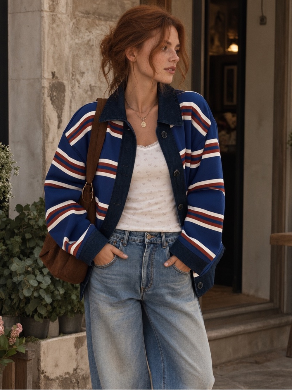 Anthropologie Maeve Cotton Cardigan Jacket